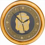 Герб Миасса. Часы настенные сувенирные, с гербом города Миасс