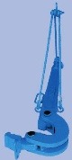 Ключ машинный для бурильных труб БУ 73-89 М
