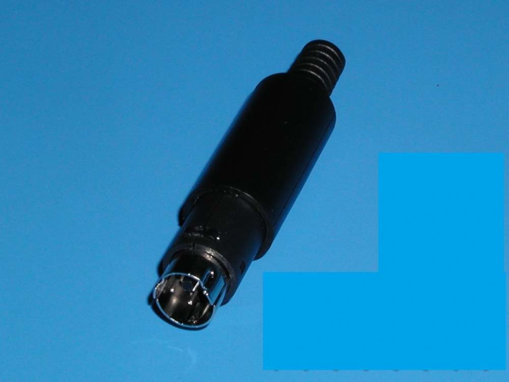 Вилка miniDIN на кабель 3 контакта (MDN-3M)