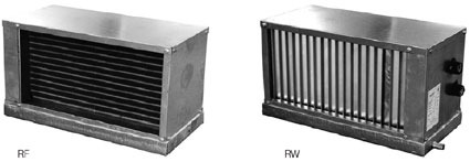 Воздухоохладители фреоновые и водяные RF RW