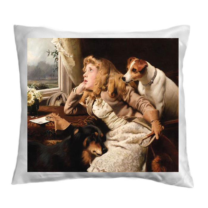 Подушка сувенирная (с собакой)