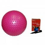 Мяч массажный для Йоги 55 см (с насосом)