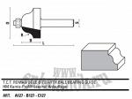 Фрезы концевые мебельные Klein A/C 127 профильные для обработки кромки