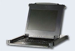 CL1008MR — 8-портовый PS/2 KVM-переключатель с LCD-дисплеем Slideaway