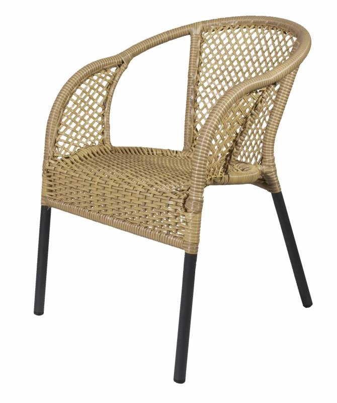 Плетеное кресло для кафе, ресторана Портси, Cascadia