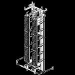 Каркас кросса (cross, телефонный кросс 6577 1 080-01 ) HVt91M 6577 1 08001 ADC/KRONE