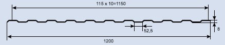 Профнастил С8-1150