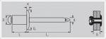 Заклепка алюминий/сталь (стандартный борт)