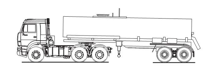 Автобитумовоз АЦБ-12-05