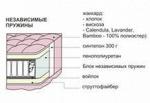 Матрацы с независимыми пружинами