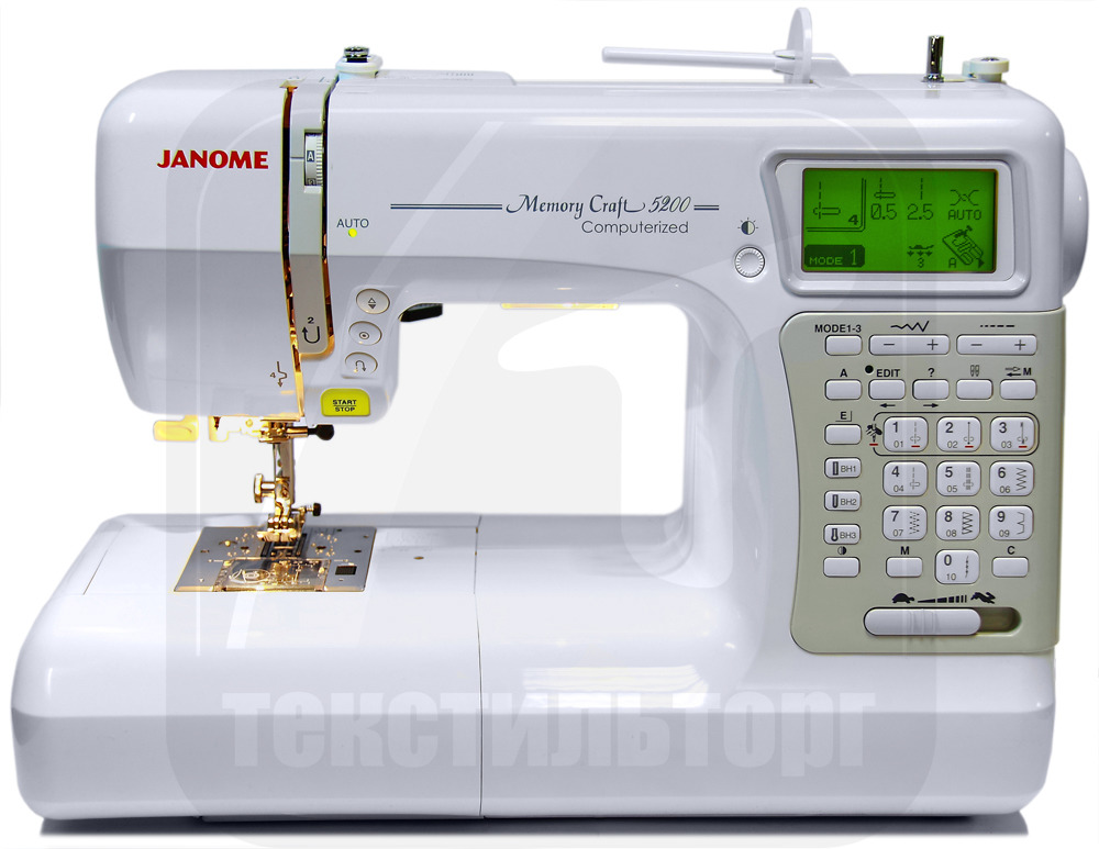 Швейная Машина Janome Memory Craft 5200