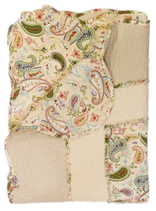 Плед Quilted 150x220 paisley multi