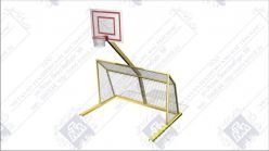 Баскетбольный щит с воротами 
