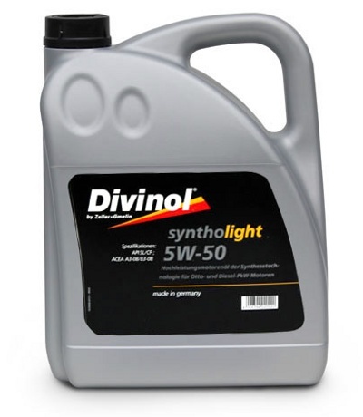 Синтетическое моторное масло Divinol Syntholight 5W-50
