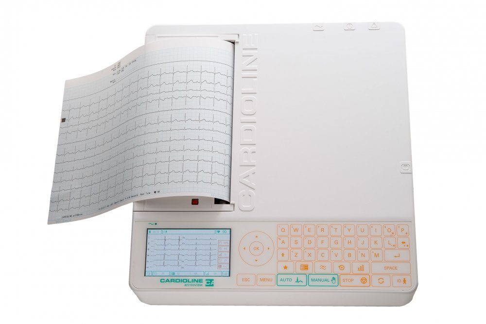 12-канальный электрокардиограф Cardioline ar2100view