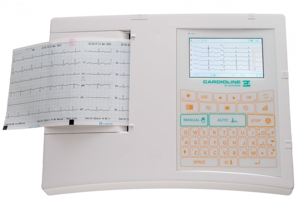 6-канальный электрокардиограф Cardioline ar1200view