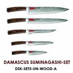 Набор ножей MIKADZO DAMASCUS SUMINAGASHI-SET