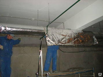 Монтаж огнезащиты строительных конструкций и воздуховодов систем вентиляции