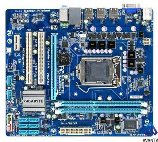 Материнские платы Gigabyte LGA1156 GA-H55M-S2