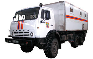 Командно-штабная машина МЧС на шасси КАМАЗ-43105