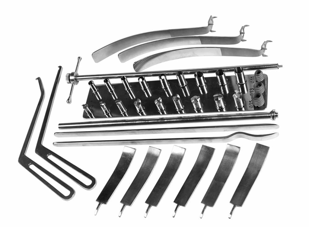 Комплект инструмента для операций на шейном отделе позвоночника