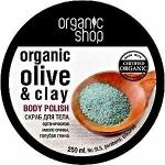 Скраб для тела "Голубая глина", Organic Shop