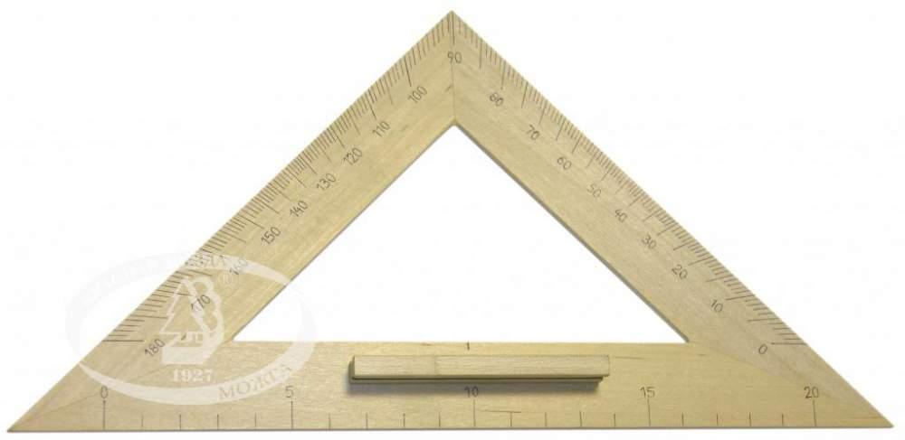 Угольник-транспортир ученический с ручкой С 176