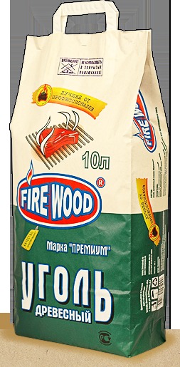 Уголь древесный Fire Wood 10л