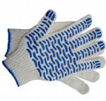 Перчатки трикотажные с ПВХ Люкс-Волна (5-ти нитка)
