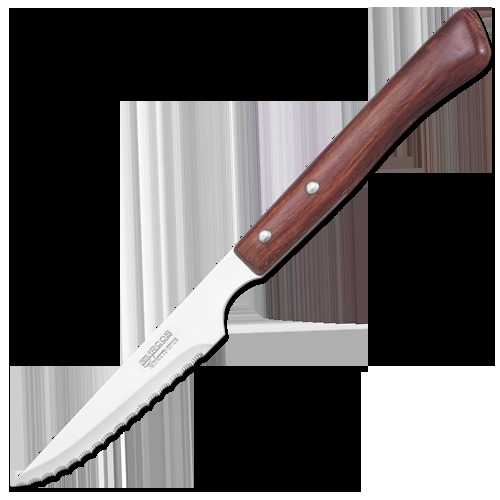 Нож для стейка 11 см с деревянной ручкой