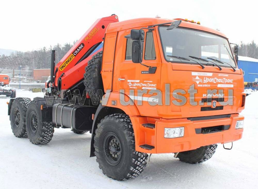 Седельный тягач Камаз 44108 с КМУ Palfinger РK-15500А УСТ-54531T