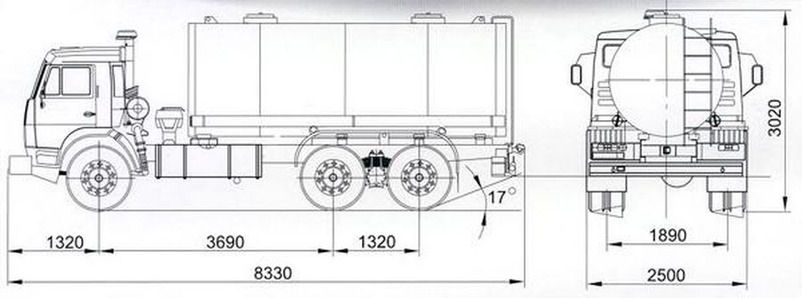 Автоцистерна КАМАЗ 66064-10