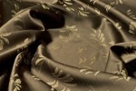 Ткань для скатертей дизайн Olivia, цвет №62347, (шоколадный коричневый)