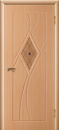 Двери межкомнатные деревянные Кристал-1