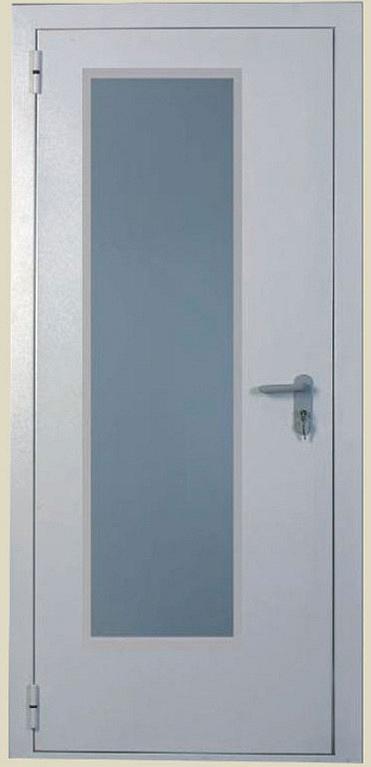 Дверь противопожарная однопольная ДМО-1-0-1 EI-60 с остеклением