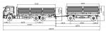 Автопоезд КАМАЗ 65117 с 2-х осным прицепом