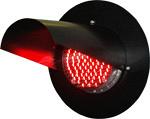 Головка светофорная светодиодная для железнодорожных переездов НКМР 676636.003 (красная)