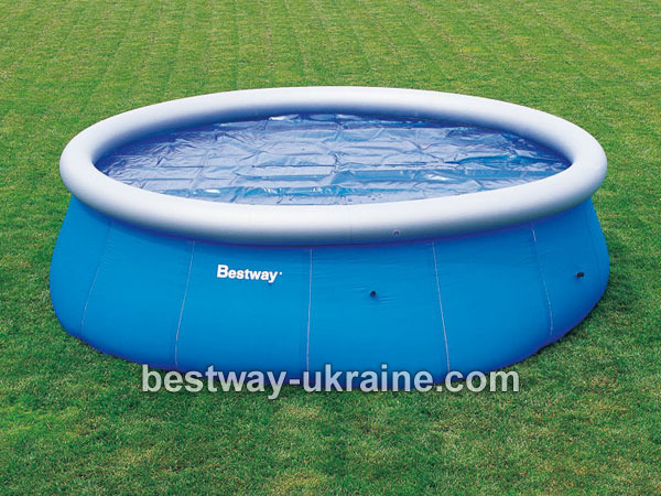 Теплосберегающее покрытие на бассейн 58065 для надувных круглых бассейнов Bestway (Бествей) диаметром 4,57м