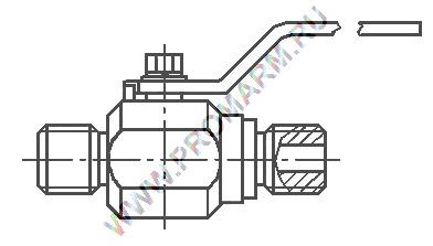 Шаровые краны штуцерные