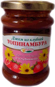 Джем с клубникой из топинамбура