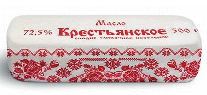 Масло сливочное ЛАВ Крестьянское