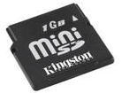 Флеш карта miniSD 1Gb Kingston
