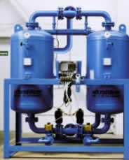 Система подготовки сжатого воздуха и газов, включающая адсорбционный осушитель с холодной регенерацией, предварительный и финальный фильтры и автоматические конденсатоотводчики   Ultrapac HED/ALD/MSD (Classic GDA)