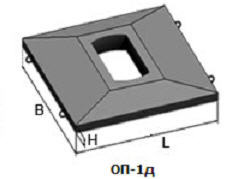 Плита опорная разгрузочная ОП-1д