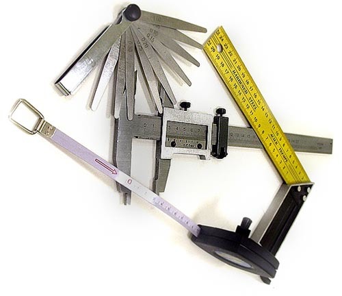 Мерительный инструмент (штангенциркули, рулетки, индикаторы, микрометры и т.д.)