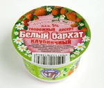 Творожный десерт Клубничный с содержанием жира 5%