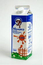 Молоко с содержанием жира 2,5%