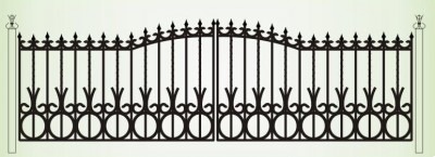 Ворота кованые В-3