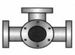 Подставка пожарная тройник фланцевый ППТФ 150х100