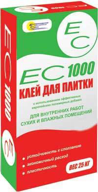 Клей EC 1000 для внутренних работ